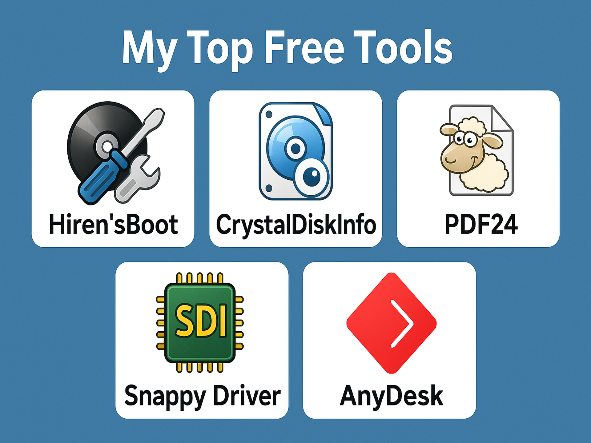 My Top 5 Free Tools as an IT Specialist at TRCCAI