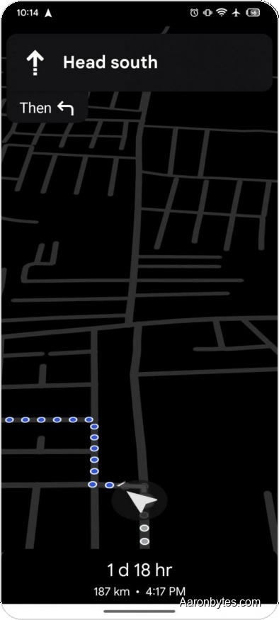 Google Maps Tests Extreme Battery Saver Mode That Strips Navigation to the Essentials