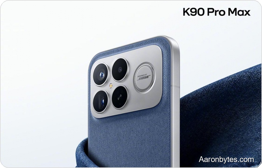 Redmi K90 Pro Max Adds a Built-In Bose Subwoofer for True 2.1 Smartphone Audio