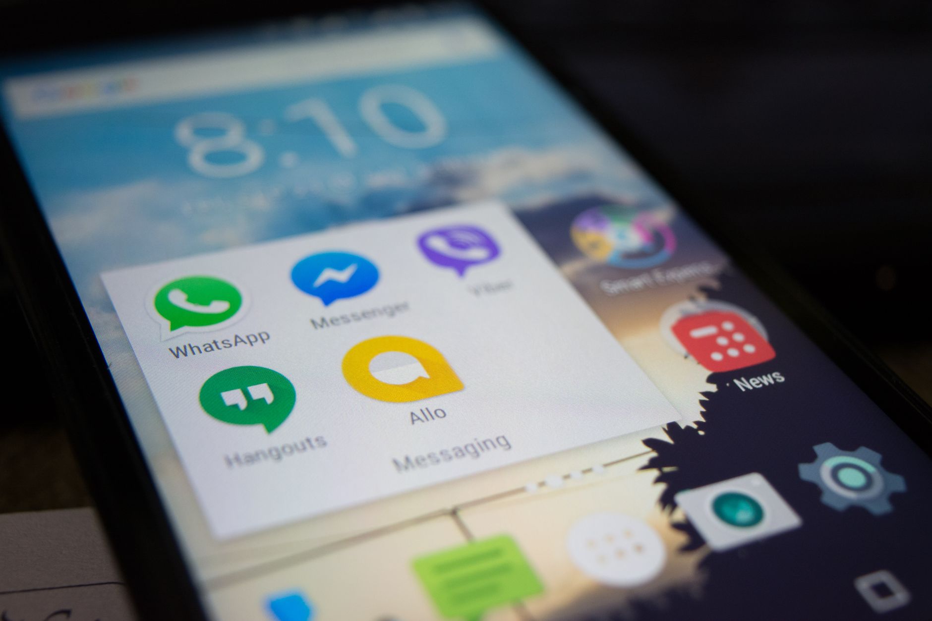 Android settings menu
